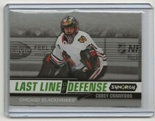 18-19 2018-19 Synergy Last Line Of Defense #LD2 Corey Crawford Chicago Blackhawk