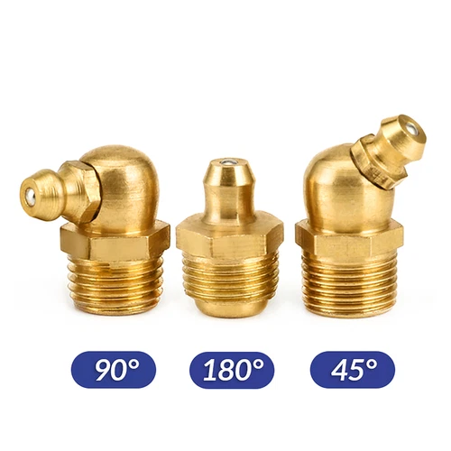 M4 M5 M6 M8 M10 M12 M14 M16 M20 Schmiernippel Hydraulik Fettnippel 45° 90° 180° - Bild 4 von 5