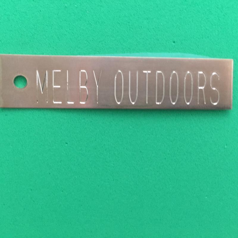 QTY 50-BLANK COPPER TRAP TAGS/TRAPPING SUPPLIES/TRAPS/PLANTS-TREE  IDENTIFICATION