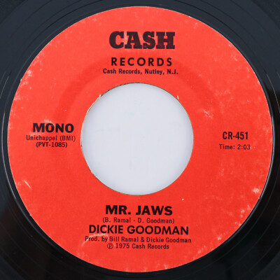 Dickie Goodman   Mr. Jaws / Irv's Theme - 1975 45 rpm 7'' Single Record CR-451