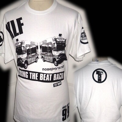 KLF JUSTIFIED ANCIENTS OF MU MU 100 % EINZIGARTIGES T-SHIRT LARGE BAD CLOWN KLEIDUNG