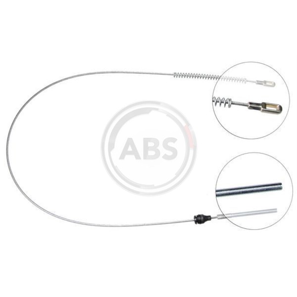 A.B.S. Handbremsseil Bremsseil Links Passend FüR Opel Corsa K12077-image