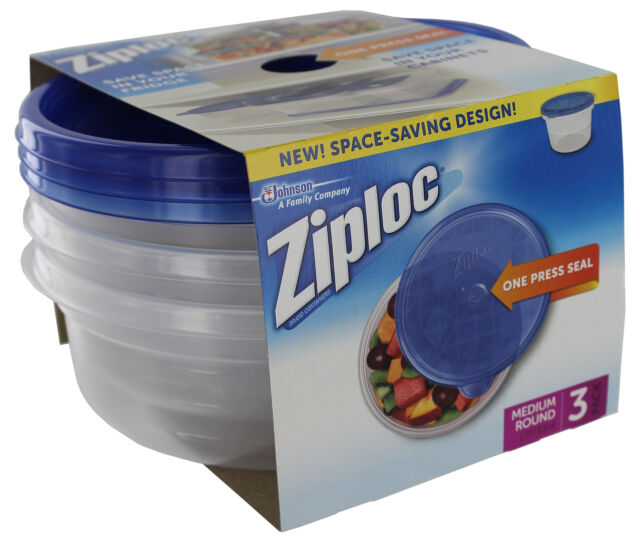Ziploc 70933 Medium Round, Ziploc Round Containers