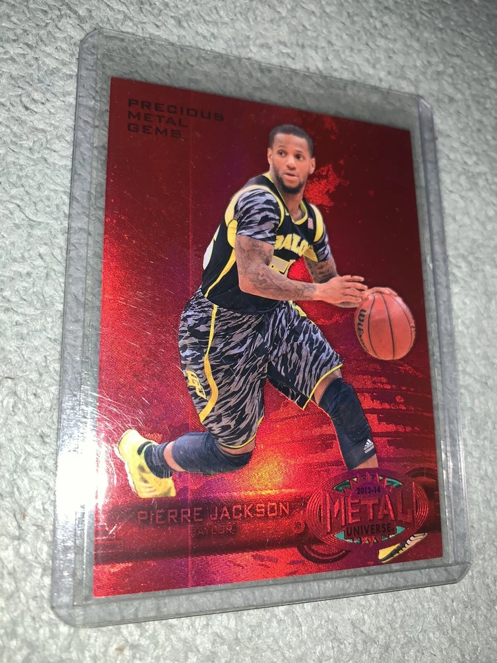 PIERRE JACKSON 2013-14 FLEER RETRO PRECIOUS METAL GEMS rc ROOKIE #ed/150 Baylor - Image 3 of 4