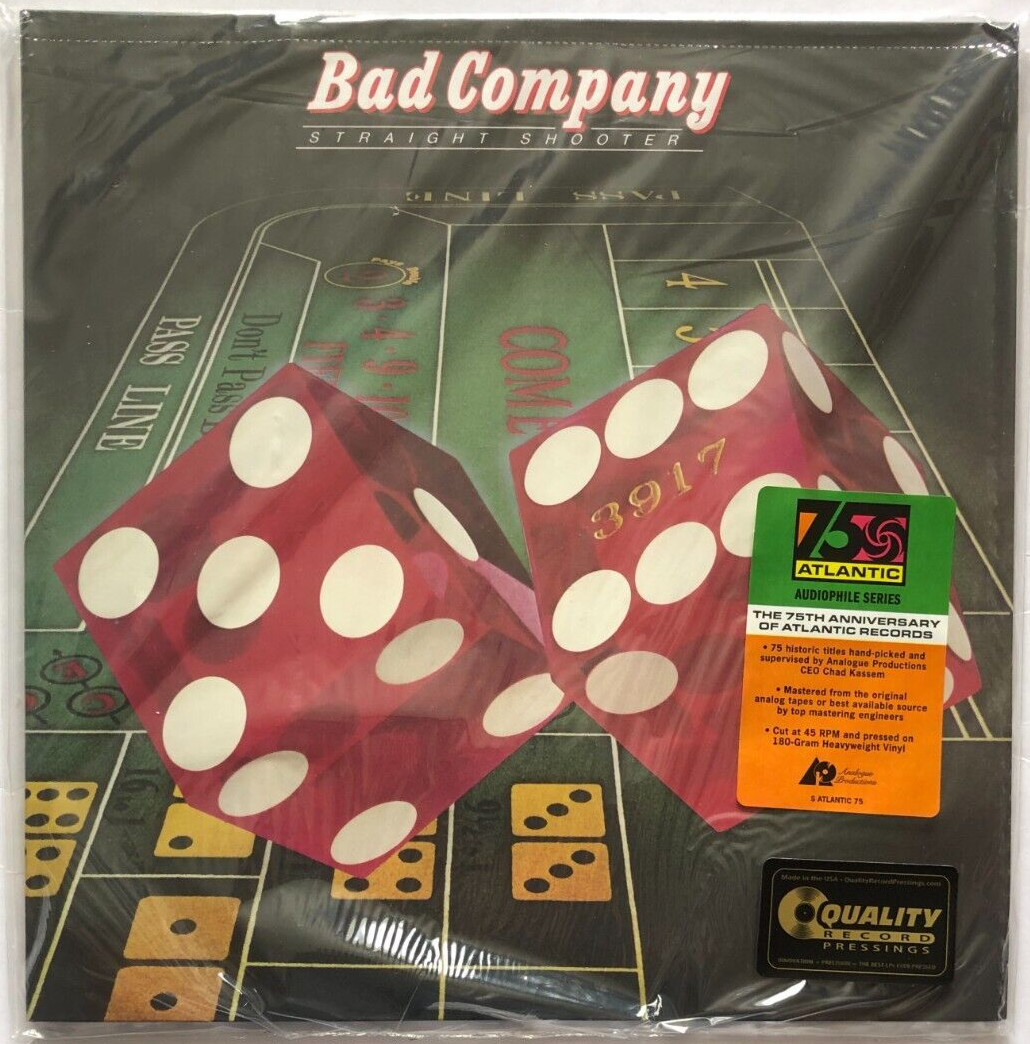 Bad Company Straight Shooter Analogue Productions Vinyl Record New Sealed
