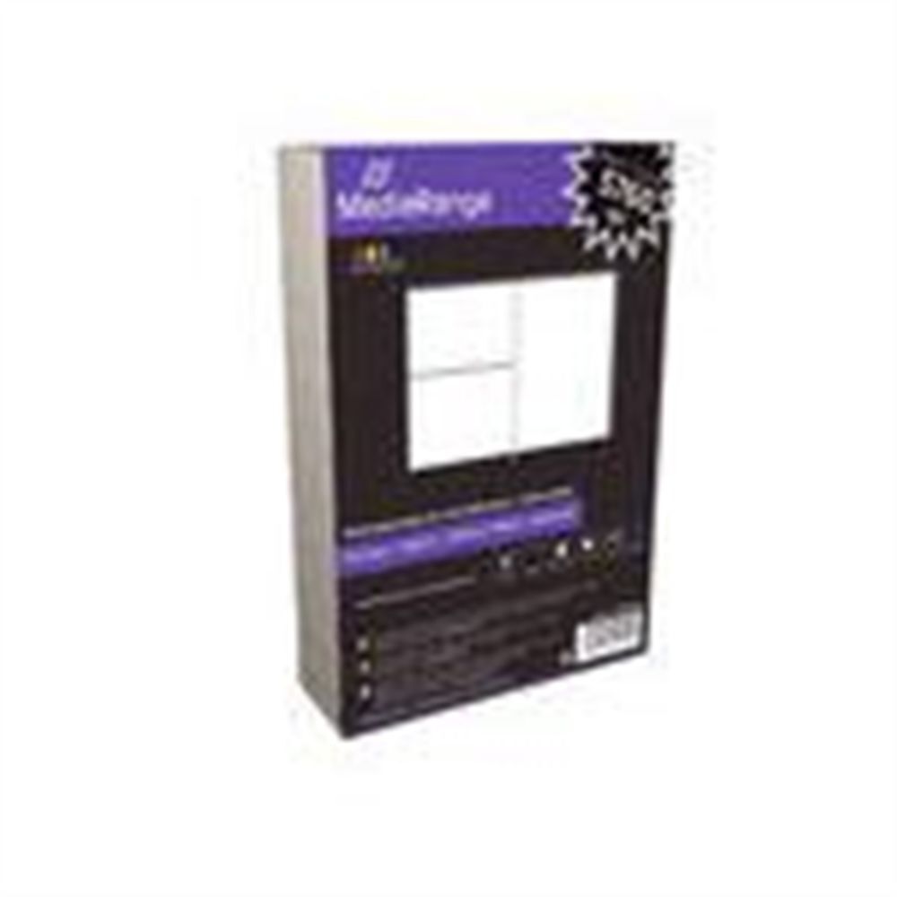 Чехол для DVD MEDIARANGE с 7-миллиметровыми вставками - A4 210 x 297 мм - 5 MRINK122 2290₽