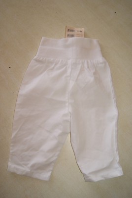 Pantalon Blanc Bébé Garçon Grain De Blé – Taille 36 Mois (3 Ans), 100% Coton, Neuf