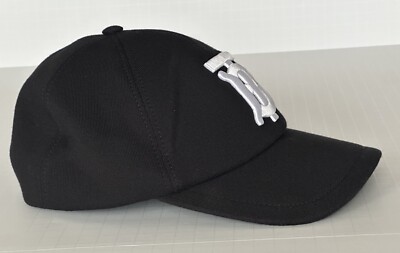 Burberry TB Cotton Baseball Cap Black Small (56 cm) 8038141 Italy Burberry TB Cotton Baseball Cap Black Small (56 cm) 8038141 Italy