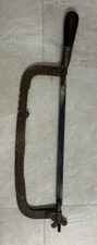 Vintage W.J.S. Co. J. KOPAHC Hacksaw Wood Handle Adjustable Length