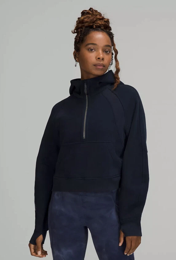 NWT Lululemon Scuba Oversized 1/2 Zip Hoodie Size XS/S True Navy