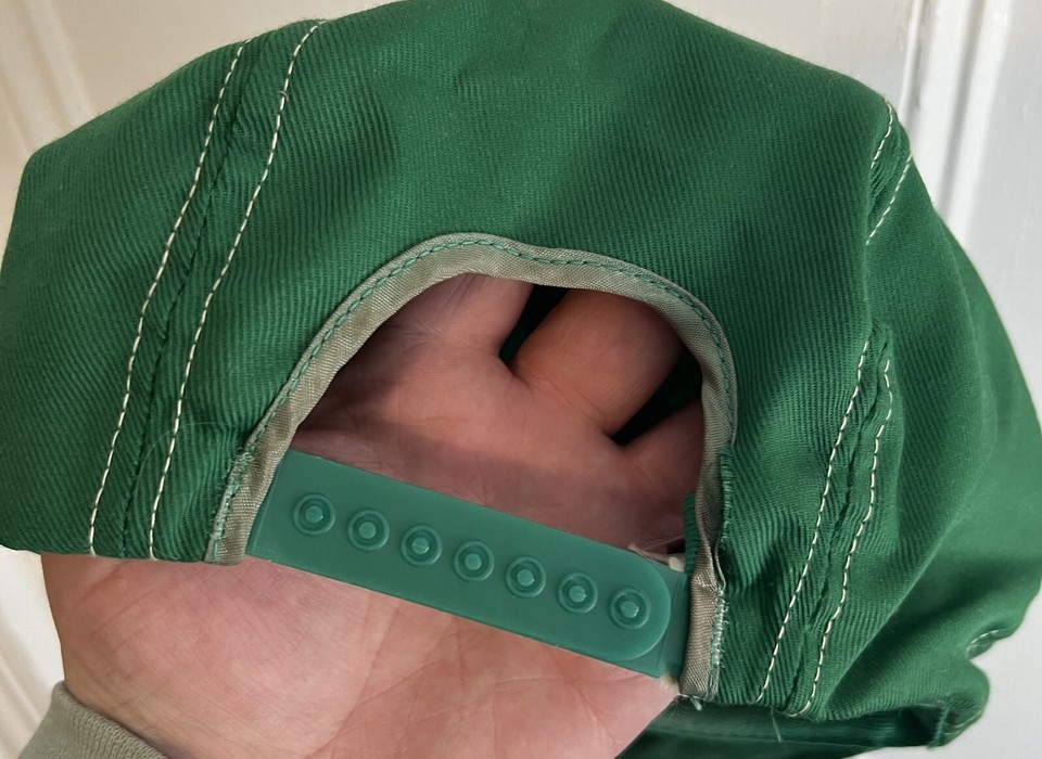 VTG 80s Genesee Cream Ale Beer Snapback Cabbie Paperboy Hat Rochester