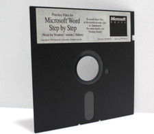 Practice Files for Microsoft Word Step by Step - 5 1/4" Floppy Disk, 1992