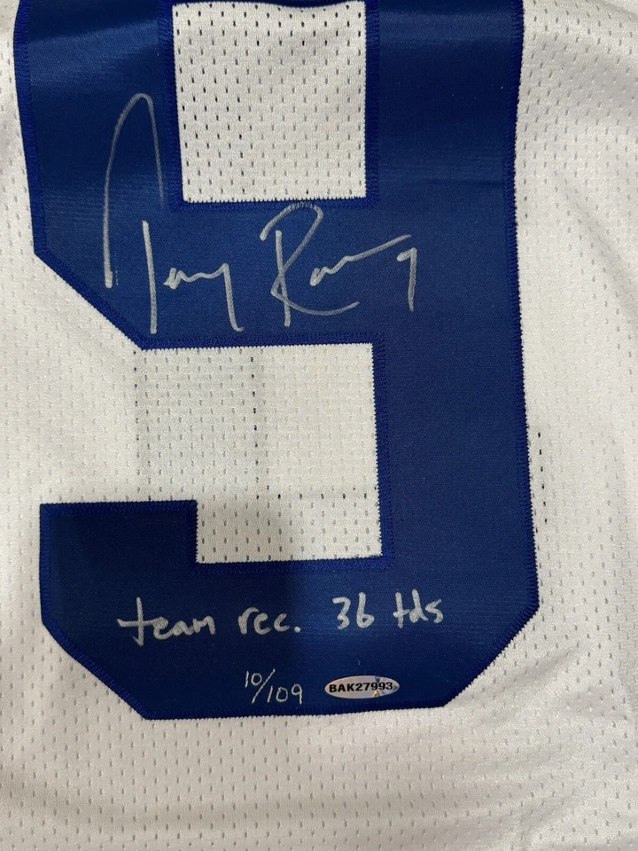 UDA Tony Romo Auto Jersey Inscription “Team Rec 36 Tds” Number 10/109 - Image 2 of 4