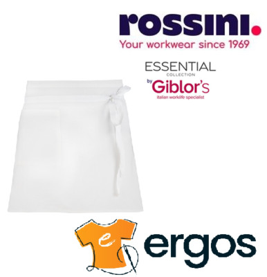 GIBLOR'S Schürze BARI Unisex Koch Küche Kellner Pub Zimmer Q8H00198