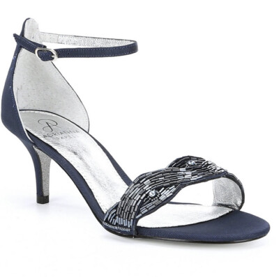evening dress sandals Adrianna Papell Womens Aerin Evening Dress Sandals Shoes 7.5 New in box
