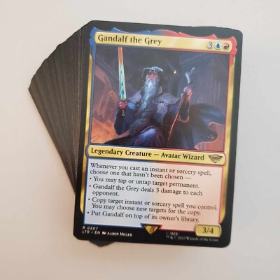 MTG Lord of the Rings Commander EDH Gandalf the Grey Deck | eBay MTG Lord of the Rings Commander EDH Gandalf the Grey Deck | eBay
