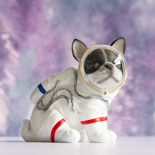 Space Dog French Bulldog Ornament Dog In Suit Frenchie Cute Resin Figurine  Fun 5059092067908 | eBay