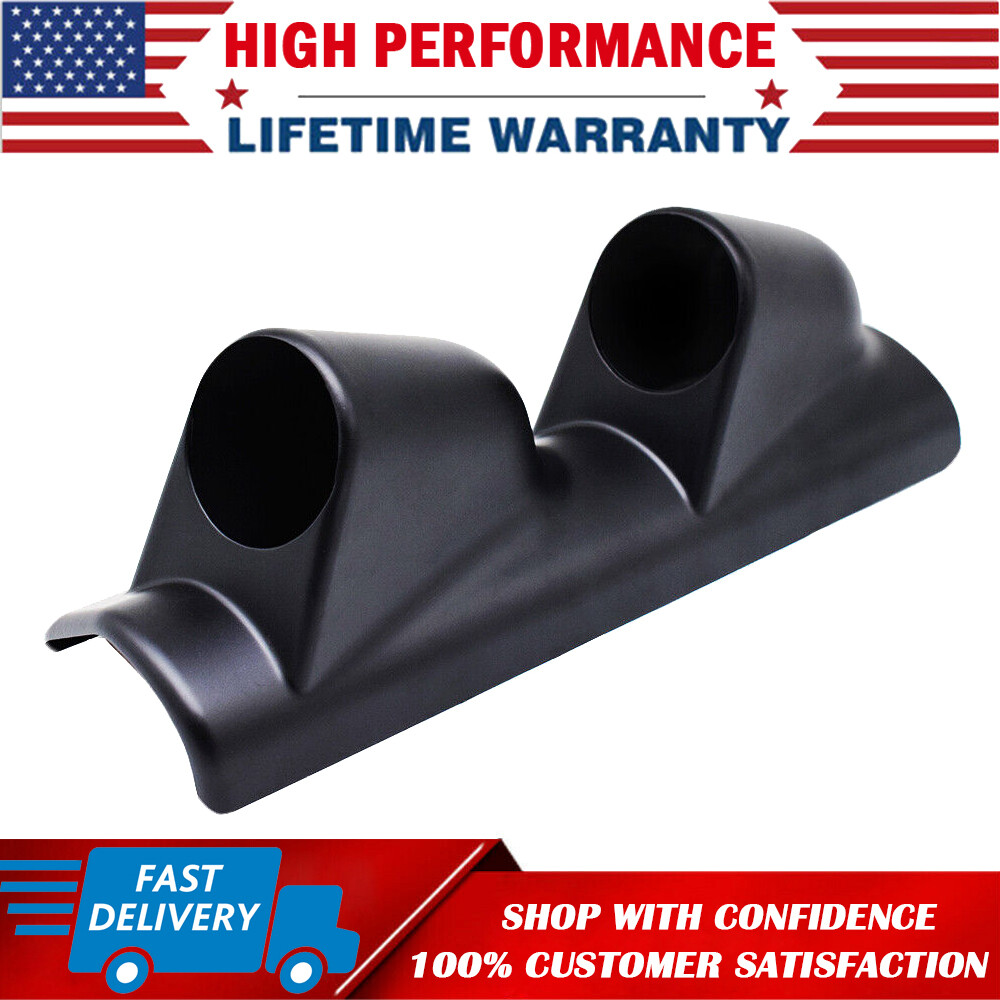 52mm 2" Racing Auto Sport Dual Hole Meter Gauge Pillar Mount Pod Holder Bracket