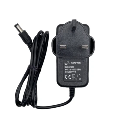 MULTIBAO AC/DC 9V 1A/1000mA 2.1mm Power Supply for CCTV Camera/ LED STRIP LIGHT UK PLUG