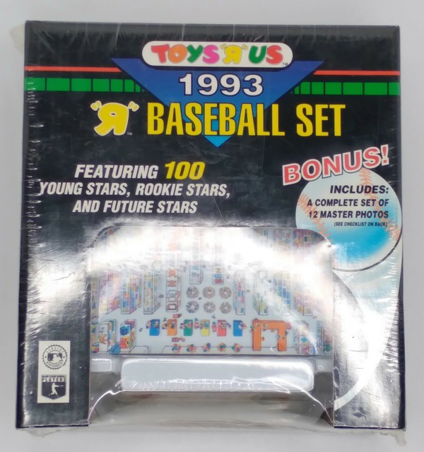 1993 Toys R US Topps 100 Card Baseball Set 12 Master Photos Factory for