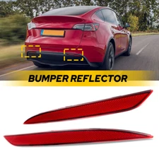 Rear Bumper Reflector Tail Lamp Case Left & Right For 2020-2022 Tesla Model Y