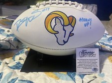 Robert Woods Autographed Los Angeles Rams Logo Football -With Authenticity