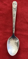 Vintage President John Quincy Adam Collectible Silver Spoon Wm Roger Mfg Co