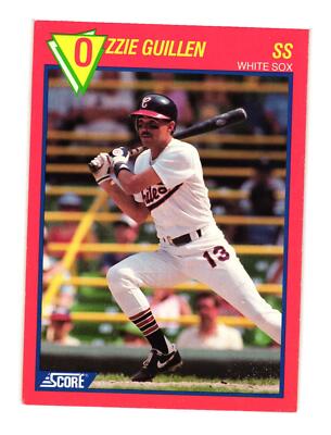 1989 Score Baseball's 100 Hottest Players #51 Ozzie Guillen