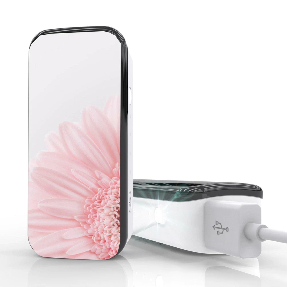 Power Bank 2200 mAh External Battery,Flash Light Black