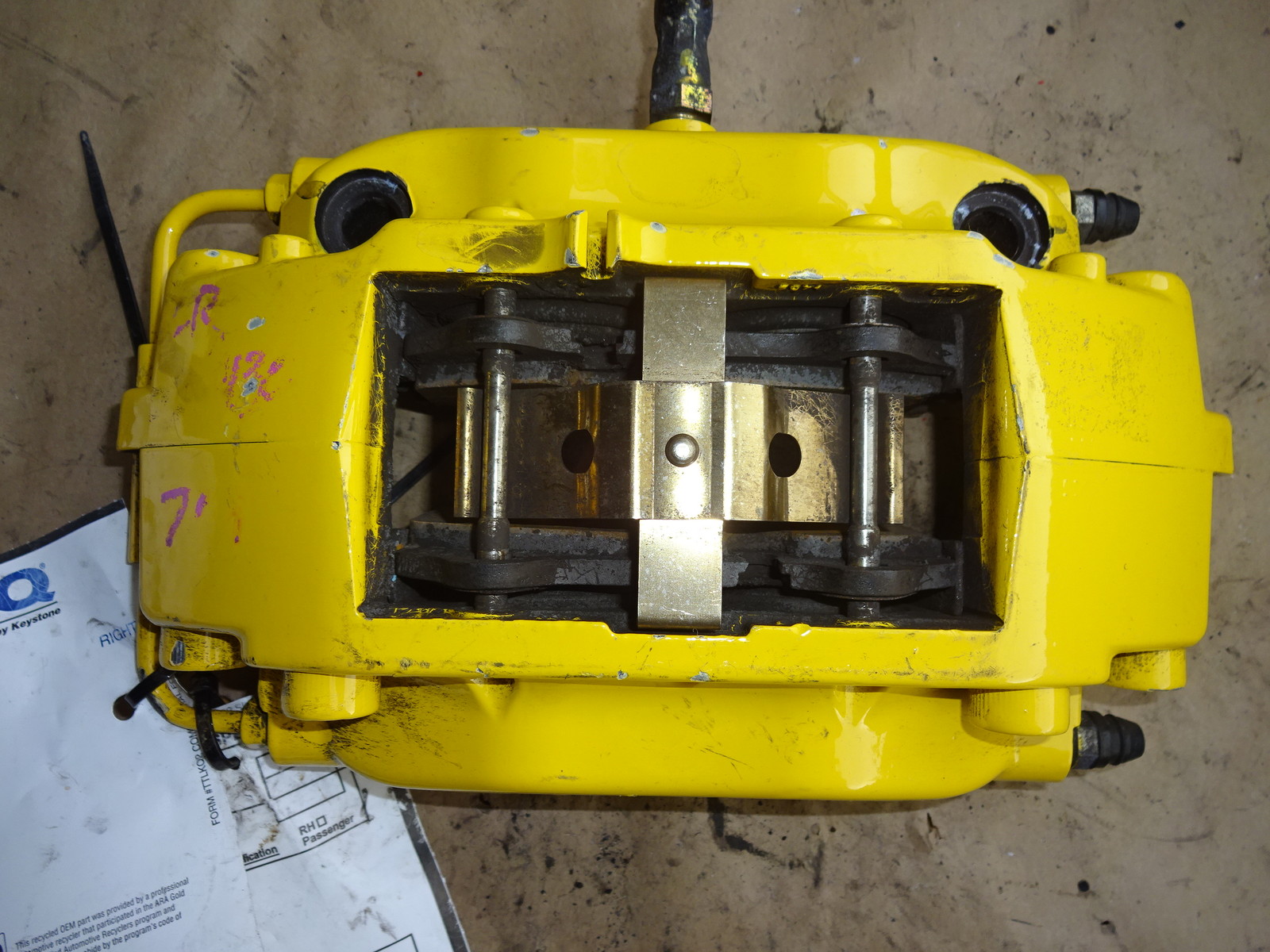 Ferrari 360 / 430 - LH Left Rear Brake Caliper (Yellow) # 228017