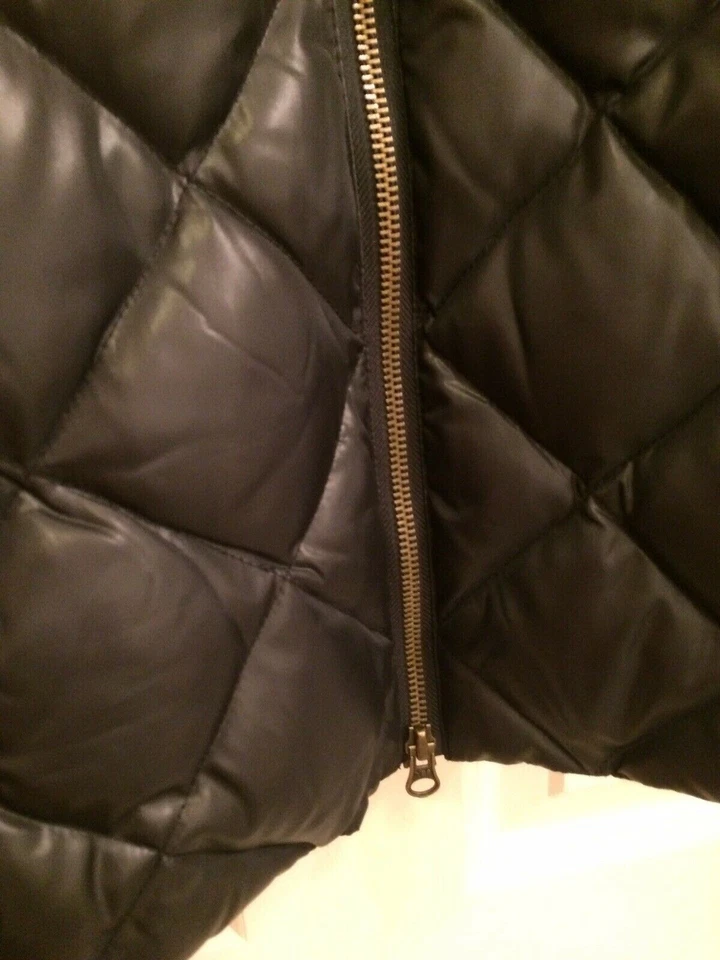 Joe Fresh Women’s Black Puffer Jacket With Duck & Waterfowl Feathers Size S/P - Image 3 of 4