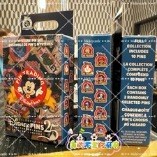 2025 Hong Kong Disneyland Mickey & Friends 25th Anniversary Mystery Pin Box