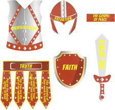 12 Sets Armor of God Costume Armor of God Craft Kit for Kids Cutouts Christian B