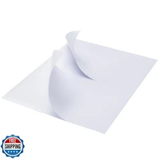 MFLABEL Half Sheet Shipping Labels - 200 Self Adhesive Sticker Sh