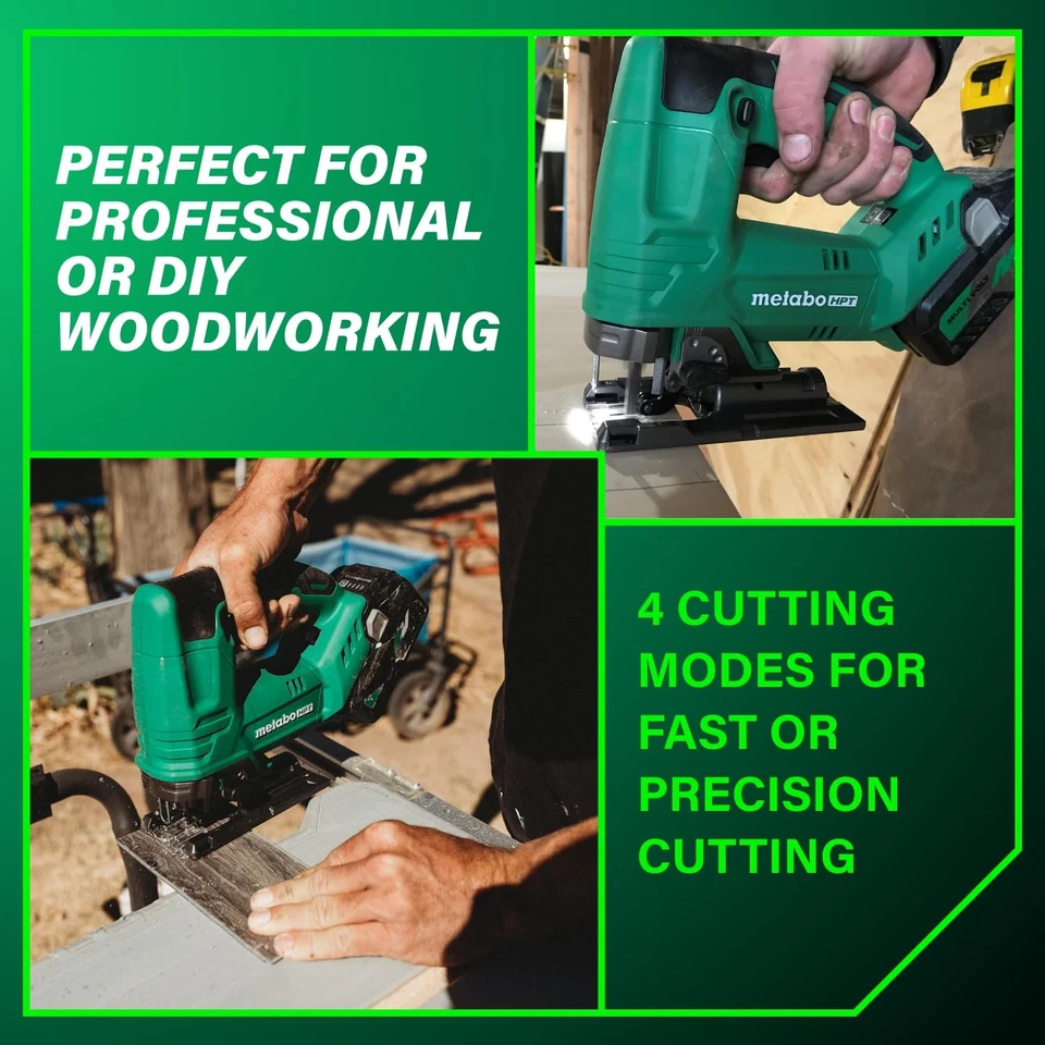 Sierra caladora inalámbrica de 18 V, diseño ligero a 4,2 libras, 2.500 tiempos por minuto... Foto 3 de 4