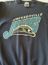 Vintage Jacksonville Jaguars Original Logo Sweat Shirt Made in USA Large