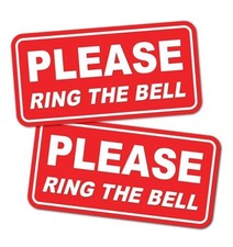Please ring the bell - security doorbell stic...