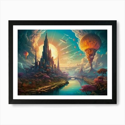 Leonardo Kino Xl Create A Surreal A Gerahmtes Wandbild Poster Leinwanddruck Bild