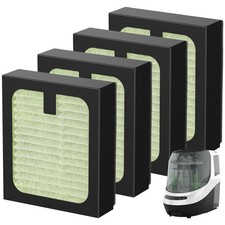 4 Pack HEPA Filter Replacement for Baby Brezza Baby Bottle Washer Pro, High P...