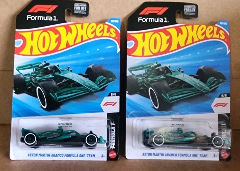 🔥🔥 Hot Wheels Aston Martin Aramco F1 Team 2026 K Case - lot of 2 🔥🔥