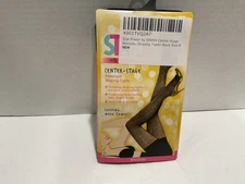 Star Power Center Stage By Spanx Patterned Shaping Tights Black Nouveau Size B