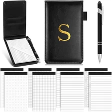 11 Pcs 3 X 5 Inch Small Pocket Notebook with Pen, Mini Pocket Notepad Holder Set