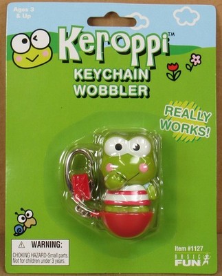 Keroppi Wobbler Keychain by Basic Fun NIP 2005