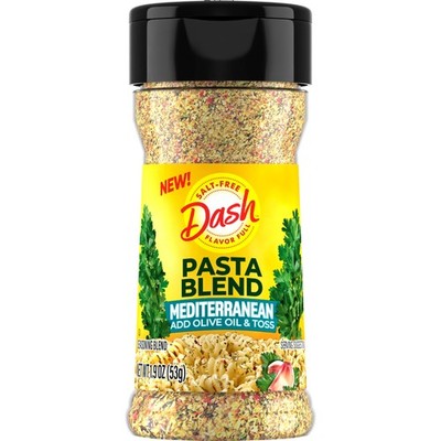Dash Salt-Free Pasta Seasoning Blends, Mediterranean, 1.9 Ounce (Pack of 1) 