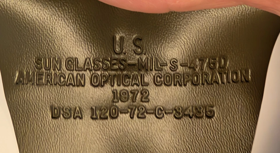 Óculos de sol vintage American Optical Company AO óculos piloto 1972 ENVIO GRÁTIS - Imagem 3 de 4