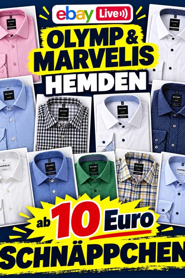 OLYMP & MARVELIS HEMDEN AB 10€ NEU & NEUWERTIG