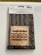 Prima Marketing Re-Design Mould 5"X8"X8mm-Sicilian Borders