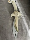 90’s Vtg  White Mighty Morphin Power Ranger Saba Tiger Saber Sword DAMAGE/4 Part