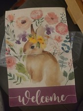 New 12x18 Double Sided Easter Garden Flag