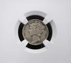 1942/41 Error Mercury Head Dime Silver Coin 10c NGC VF25 CN1056